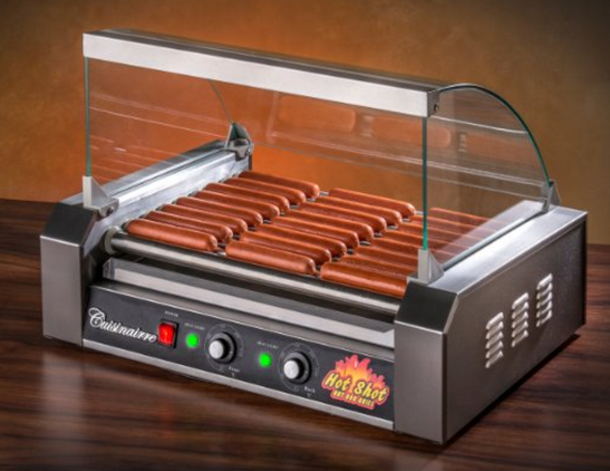Countertop Hot Dog Roller Grill
