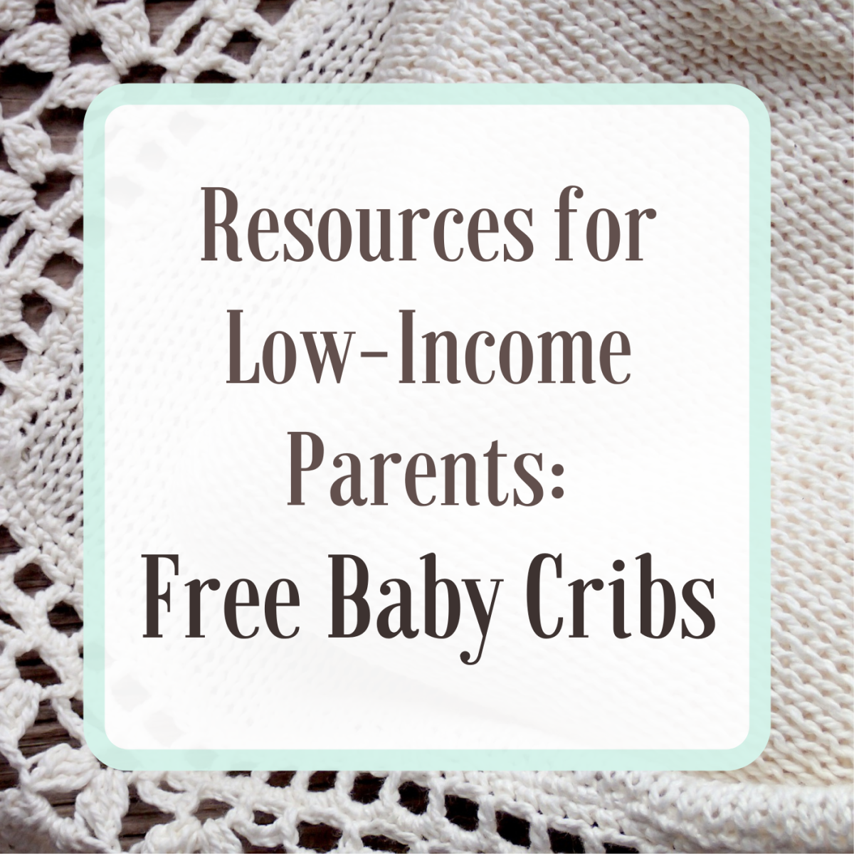 Many non-profits and health agencies across the United States offer free cribs to qualifying low-income parents, often in partnership with Cribs for Kids.