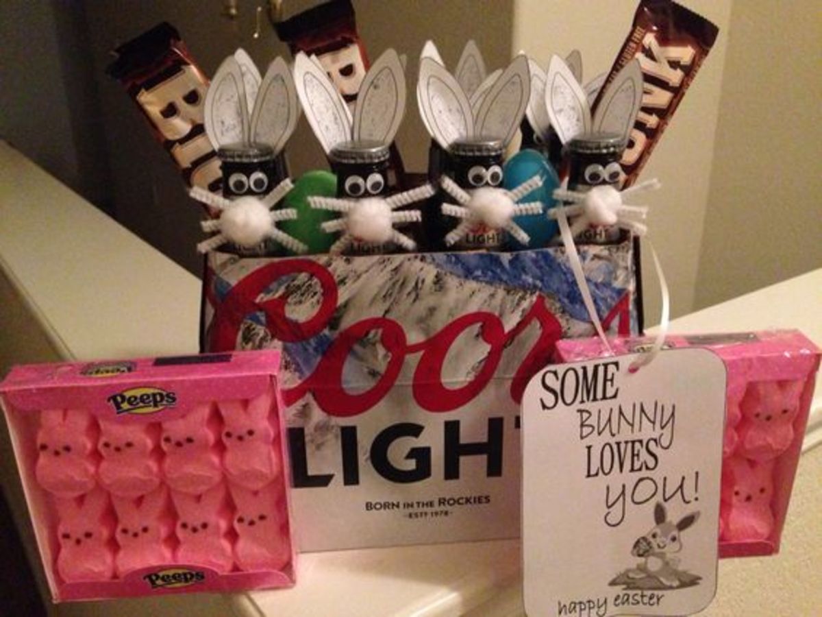 Coors Bunny Bottles and Peeps