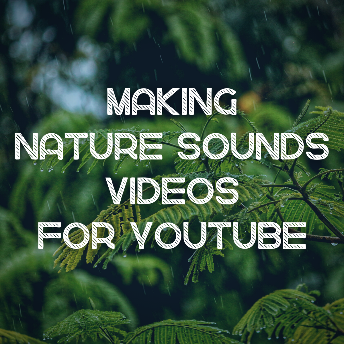 Many viewers on YouTube seek out videos with soothing, relaxing nature sounds. These videos are surprisingly easy to make.