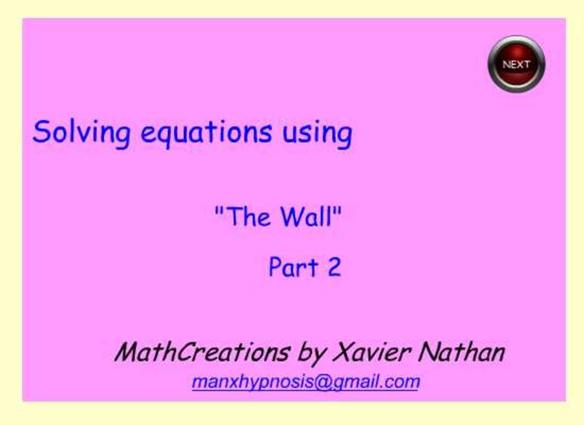Solving Algebraic Equations Part 2