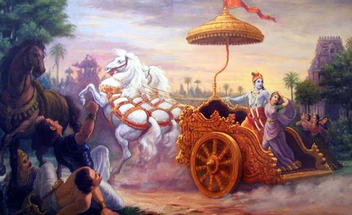 The legend of Lord Krishna and Rukmani