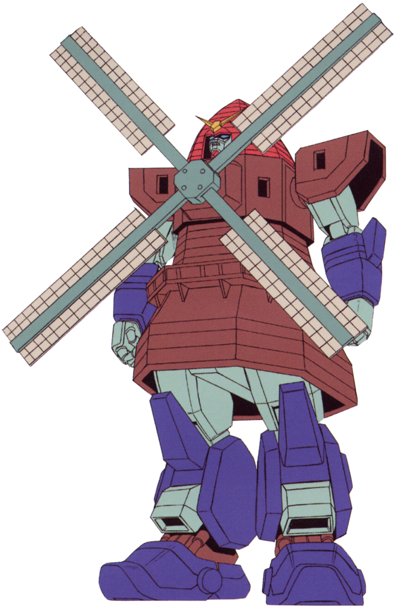 The Windmill/Nether Gundam is the Goofiest Mobile Suit