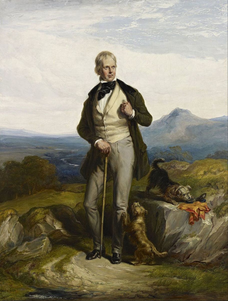 Writer and antiquarian Sir Walter Scott discovered the Scottish regalia in 1818.