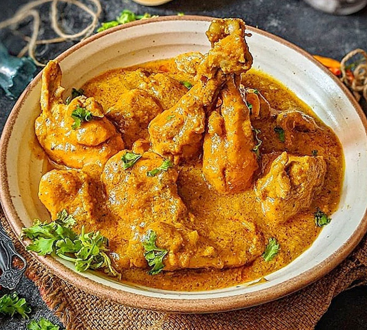 Chicken Korma or Indian Shahi Korma