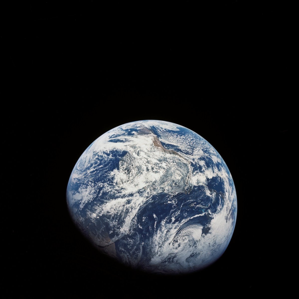APOLLO 8 CREW SHOT THIS FIRST EVER PHOTO OF EARTH FROM DEEP SPACE