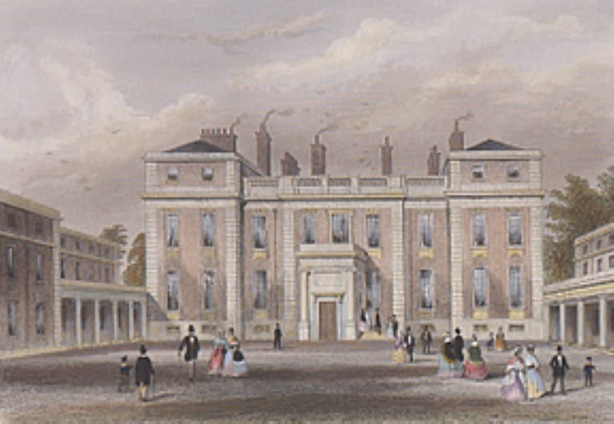Marlborough House. London. This was the Prince and Princess of Wales official residence and home to the scandalous Marlborough House Set.