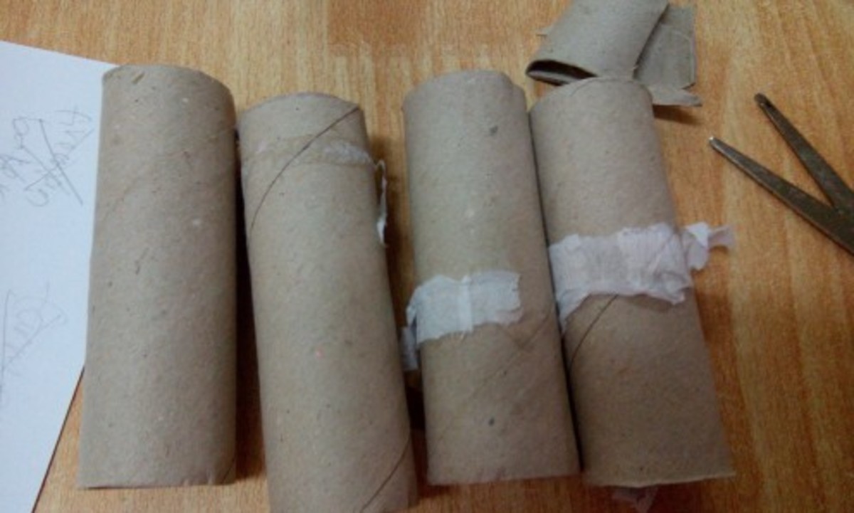 Keep toilet paper rolls after use. These are great for making toys and crafts