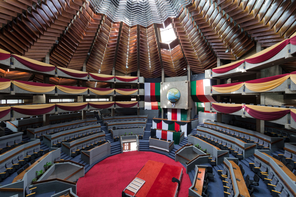 Photo showing inside the KICC building 