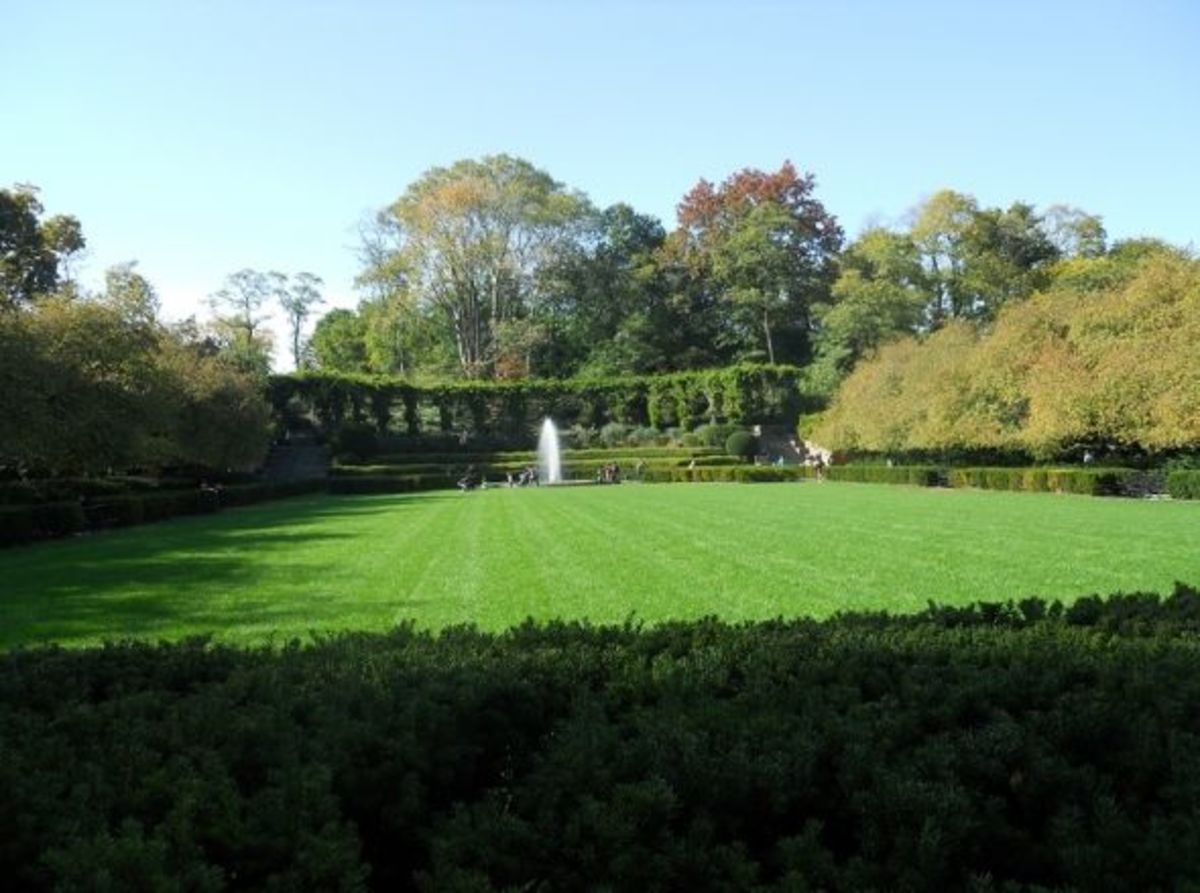 Italian Garden, Central Park, New York, NY