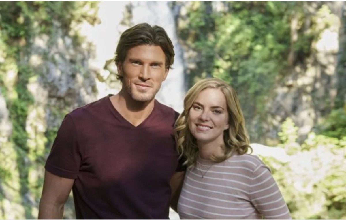 Christopher Russell and Cindy Busby in "Chasing Waterfalls"