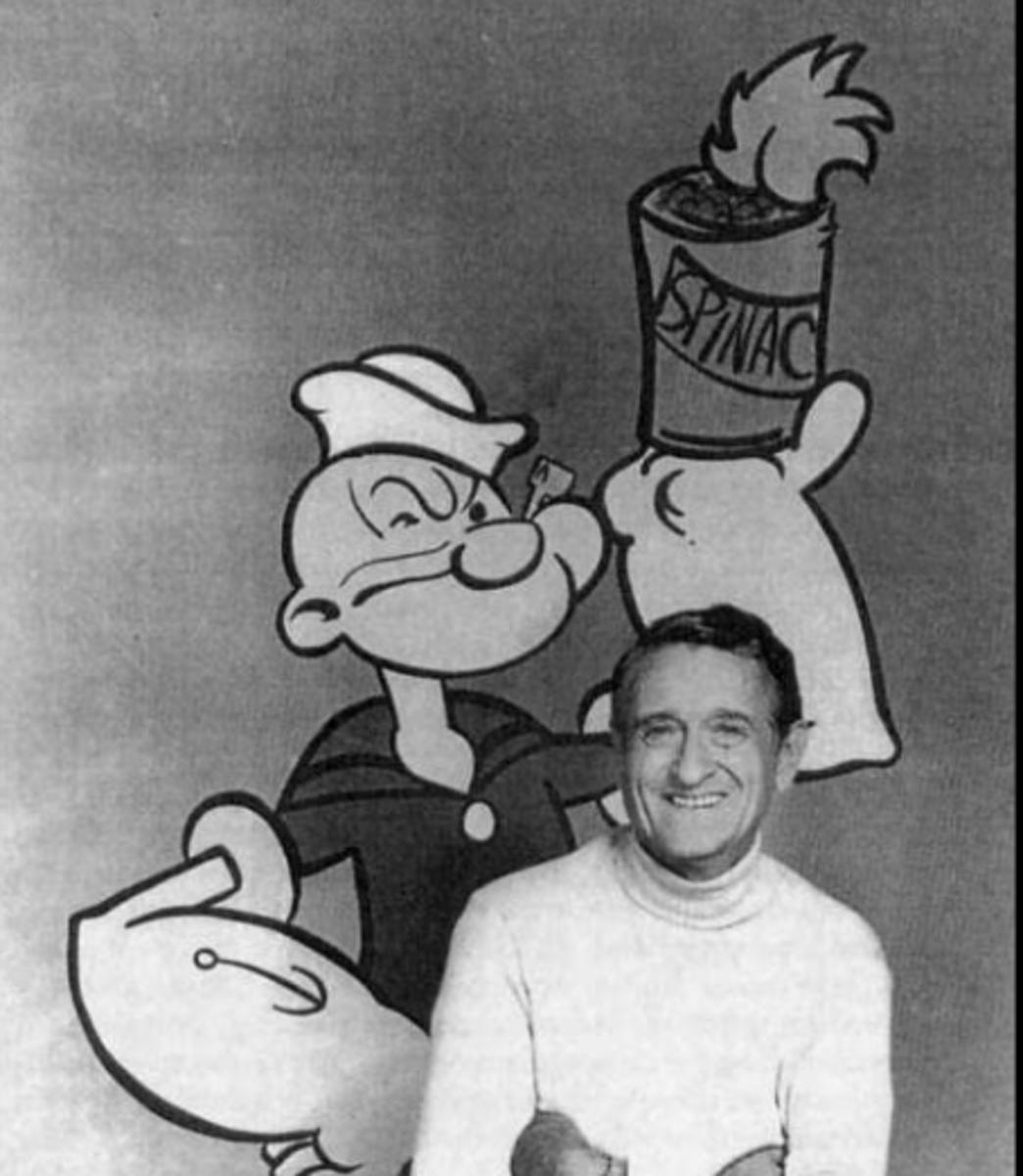 Jack Mercer and Popeye