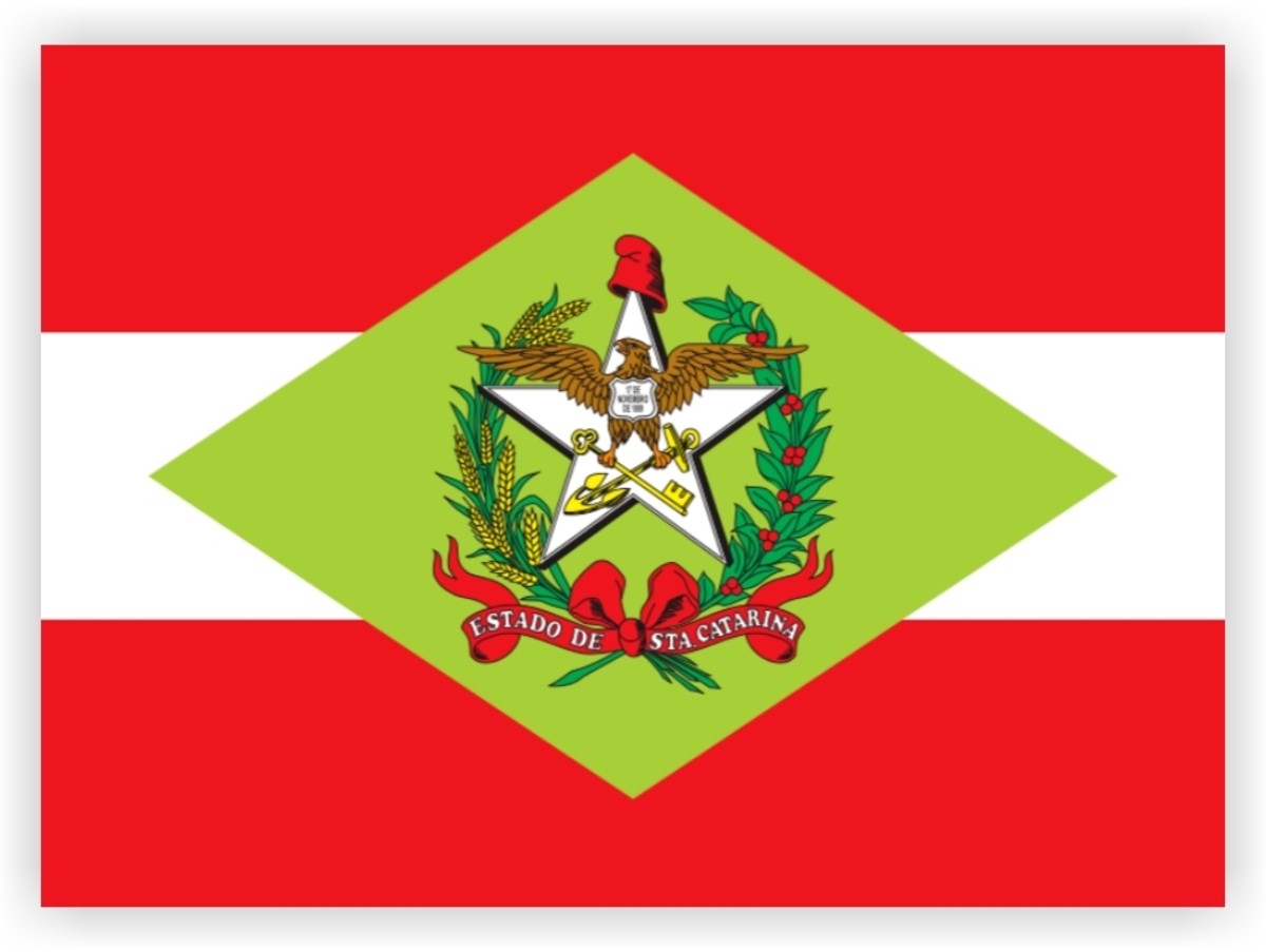 Flag of Santa Catarina, a Brazilian State