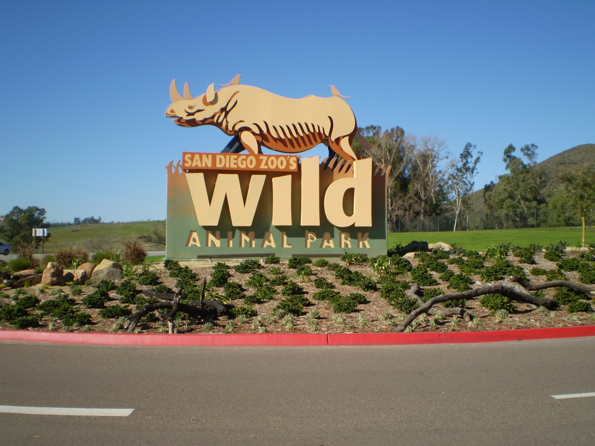 The entrance to the San Diego Zoo's Wild Animal Park in Escondido.