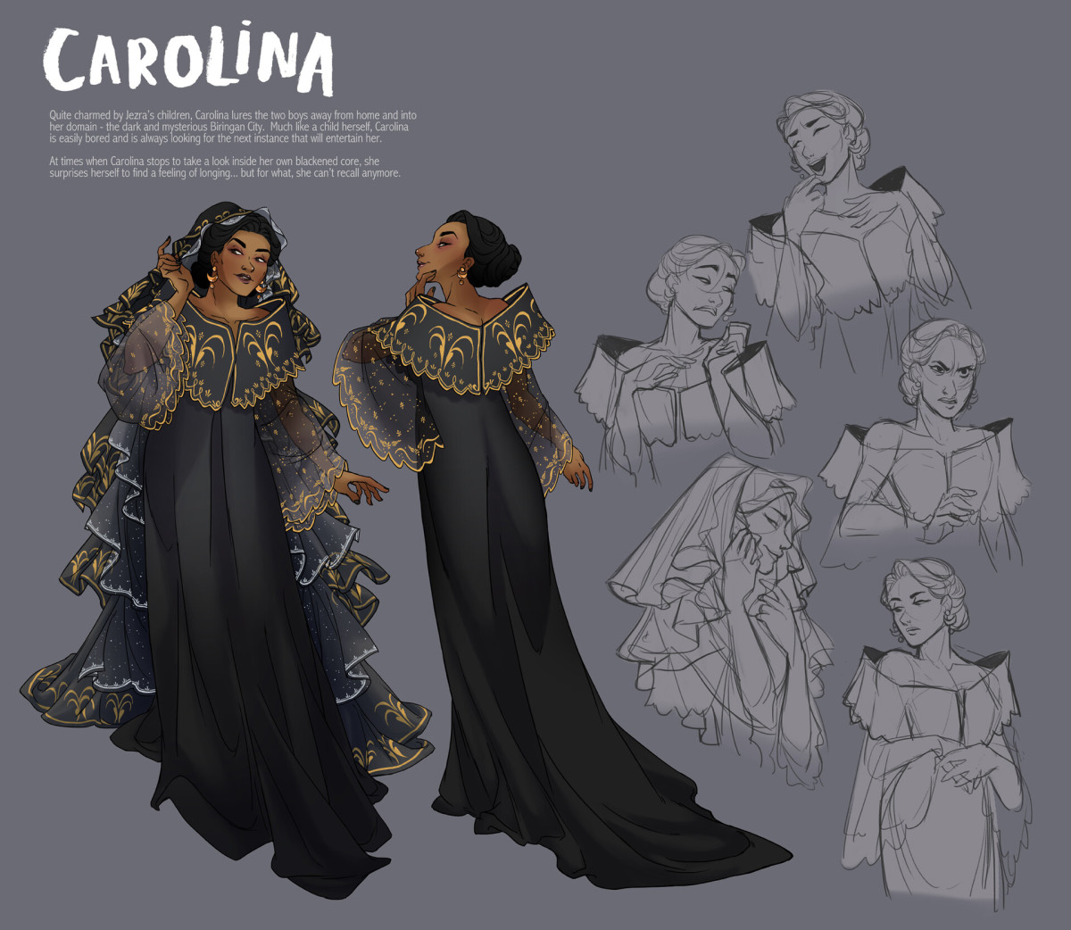 Carolina of Biringan character design by Dominic Bustamante. 