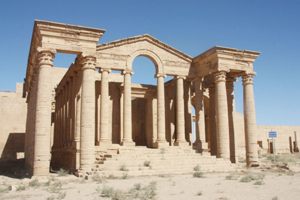 Hatra is a breathtaking UNESCO site located in Iraq.