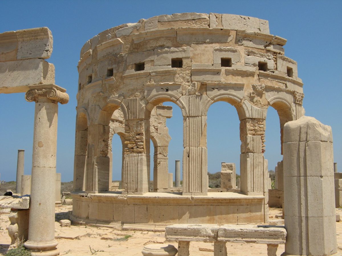 Leptis Magna, also known as one of the Roman  Empire's most beautiful cities. 