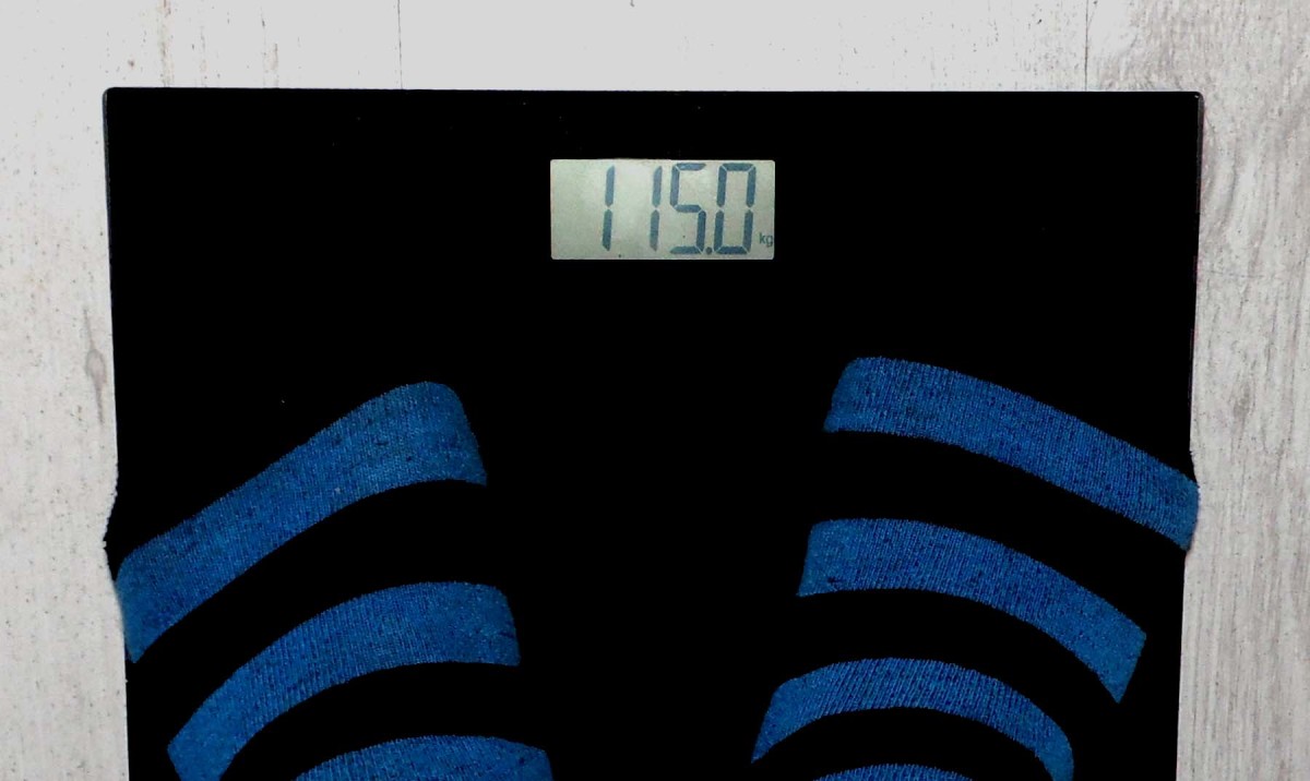 115 kg (253 pounds) Time for change