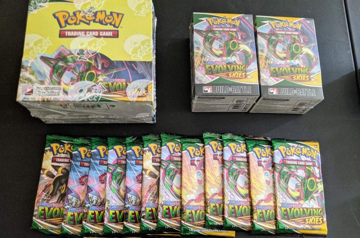 Evolving Skies - Booster Box - Booster Packs - Build and Battle Boxes