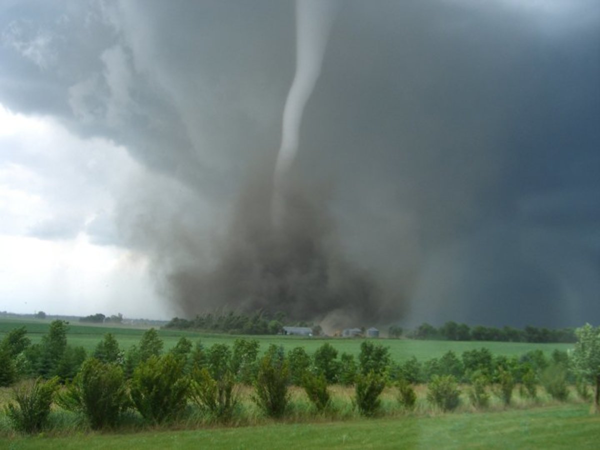 June 17, 2010. Destructive tornado in Wadena, Minnesota