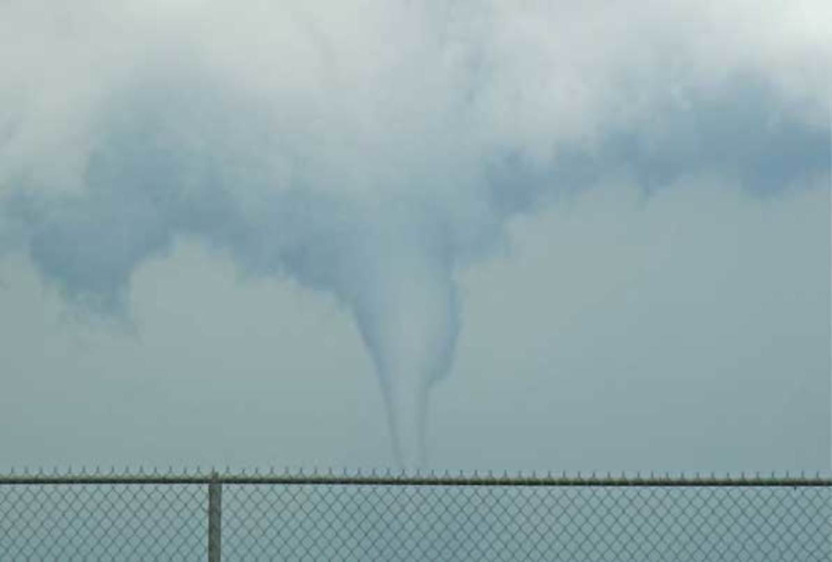June 17, 2010. A tornado near Grand Forks, North Dakota. This was part of the same storm system that killed two in Minnesota.