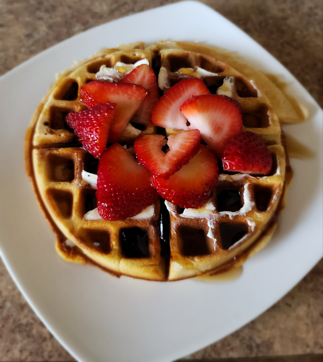 Scrumptious Strawberry Waffle Recipe
