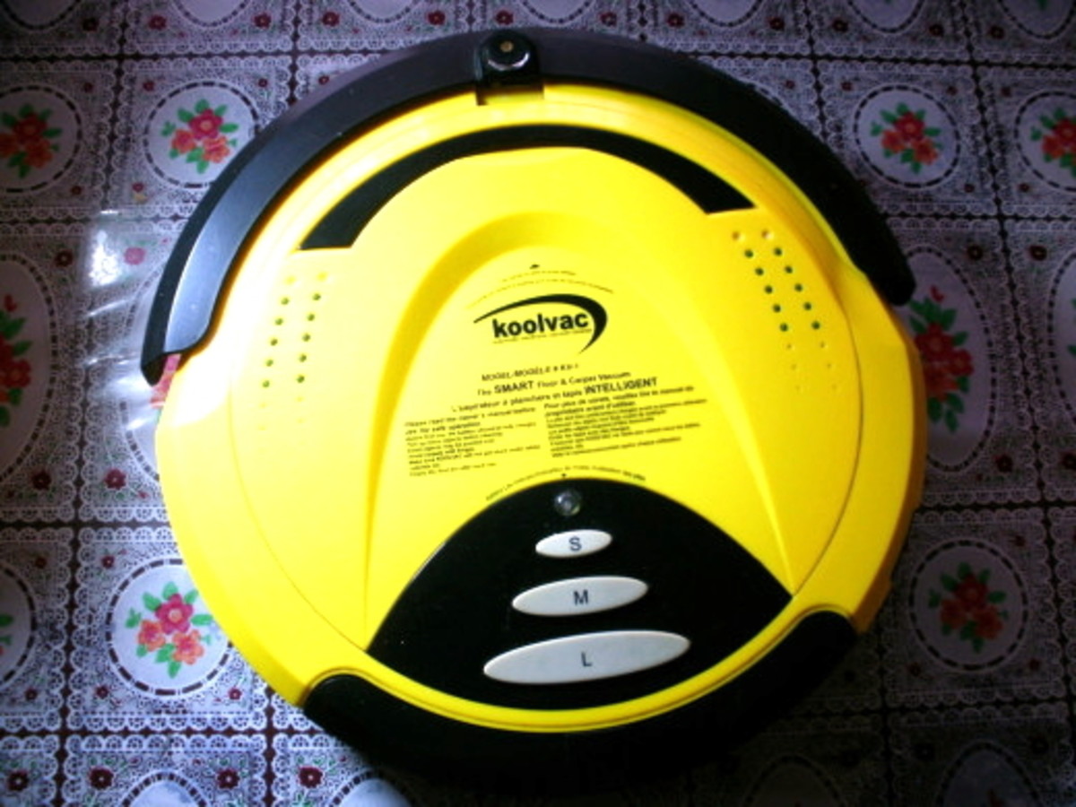 This iRobot clone from Koolvac was one of the first robotic vacuums available