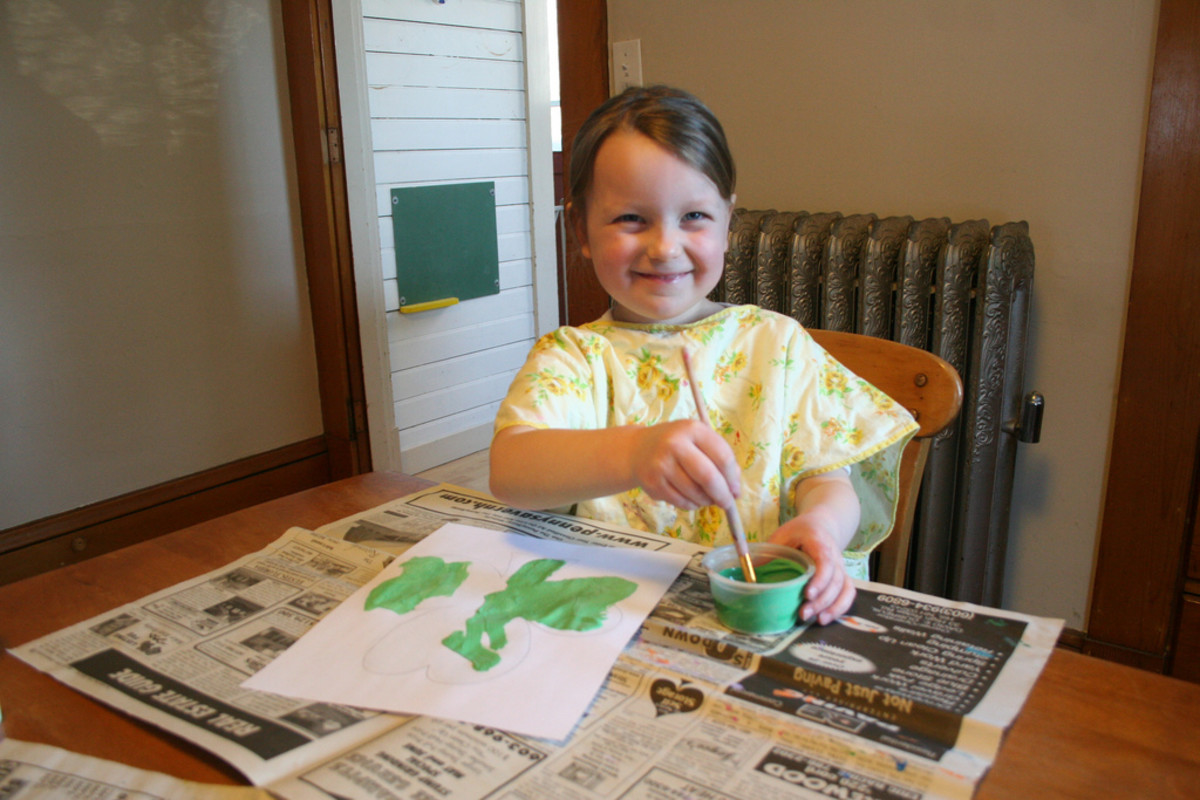 st-patricks-day-easy-fun-painting-craft-projects-for-kids-children-rainbows-shamrocks-and-more