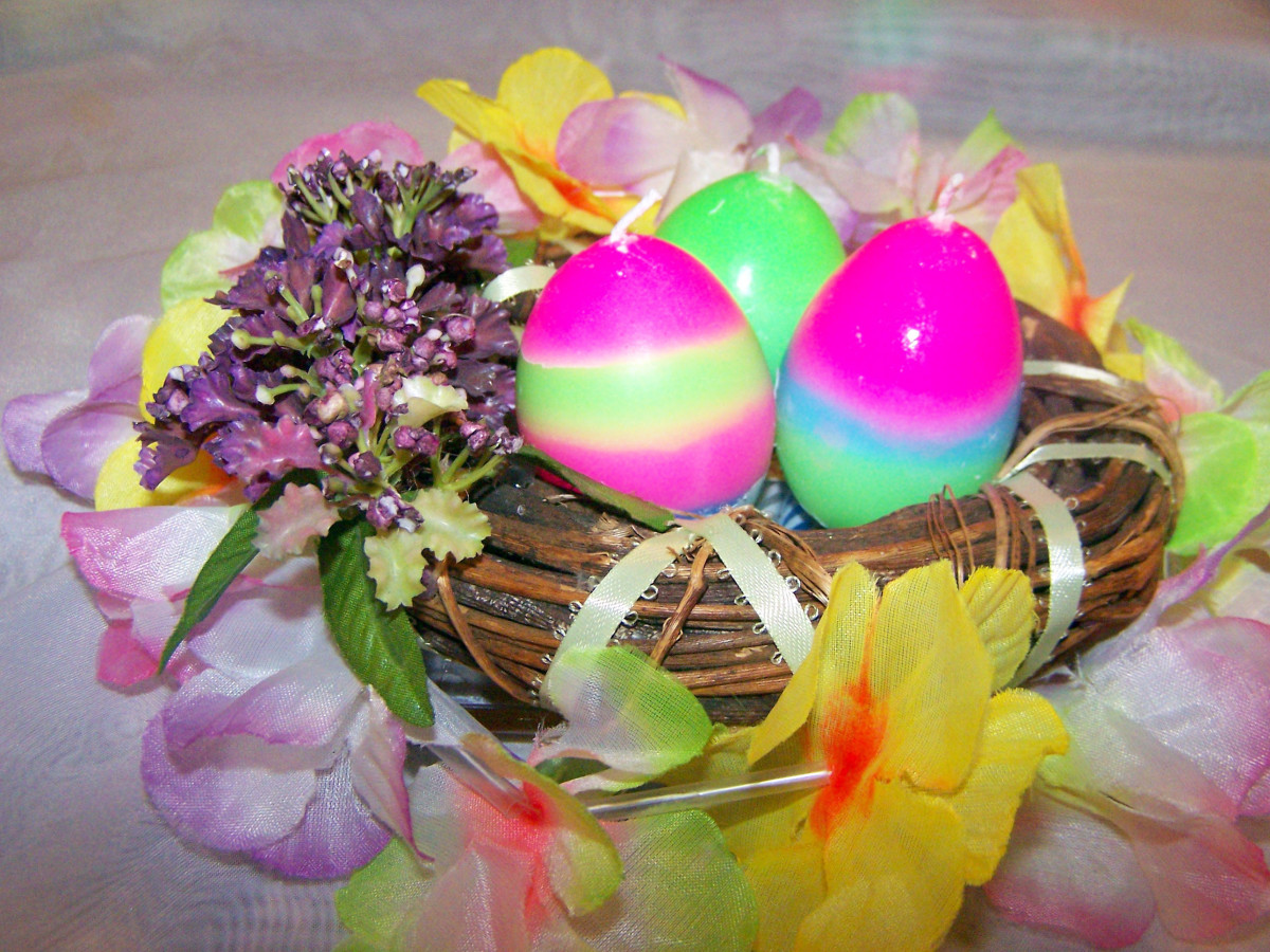 Try my egg candle craft-- click my name below to go there!