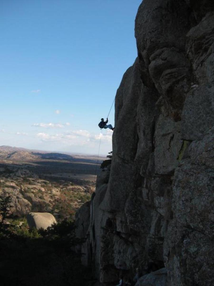 Rock Climbing in the Wichita Mountains