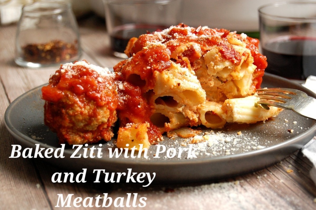quick-and-easy-baked-ziti-with-turkey-meatballs