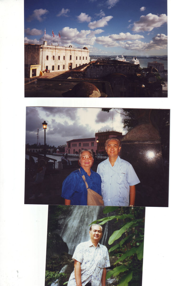 The author and wife Macrine touring Old San Juan, Puerto Rico in 1996. 