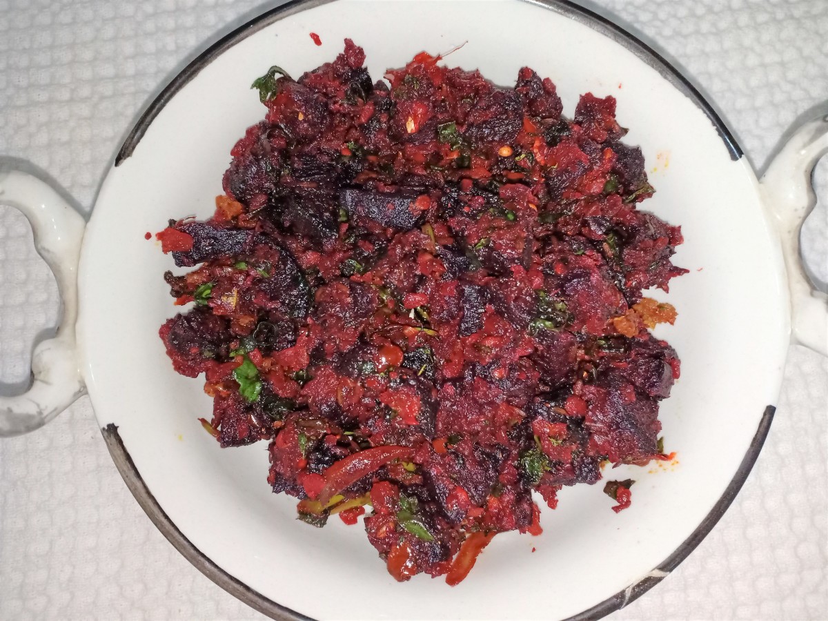 Indian-Style Beetroot Sabzi (Curry)