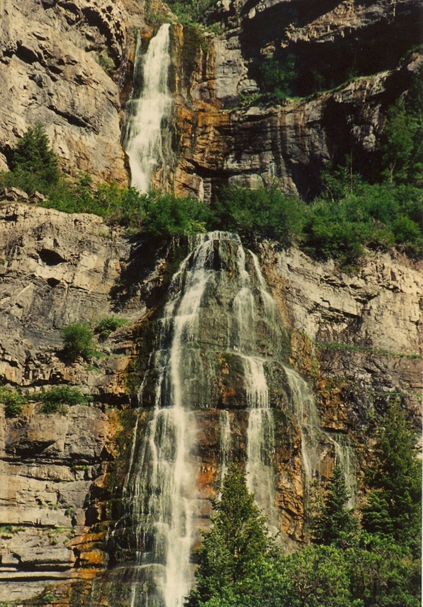 Bridal Veil Falls, Provo Canyon, Utah.