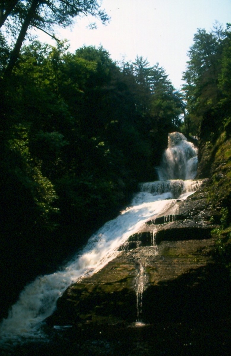 Dingmans Falls, Pennsylvania. 