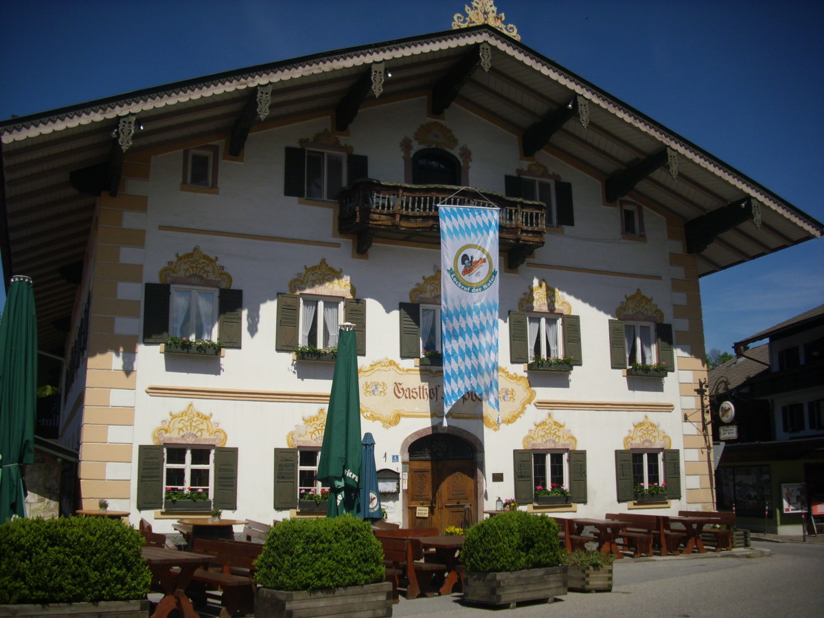 Bavarian Restaurant in Samerberg, Germany.