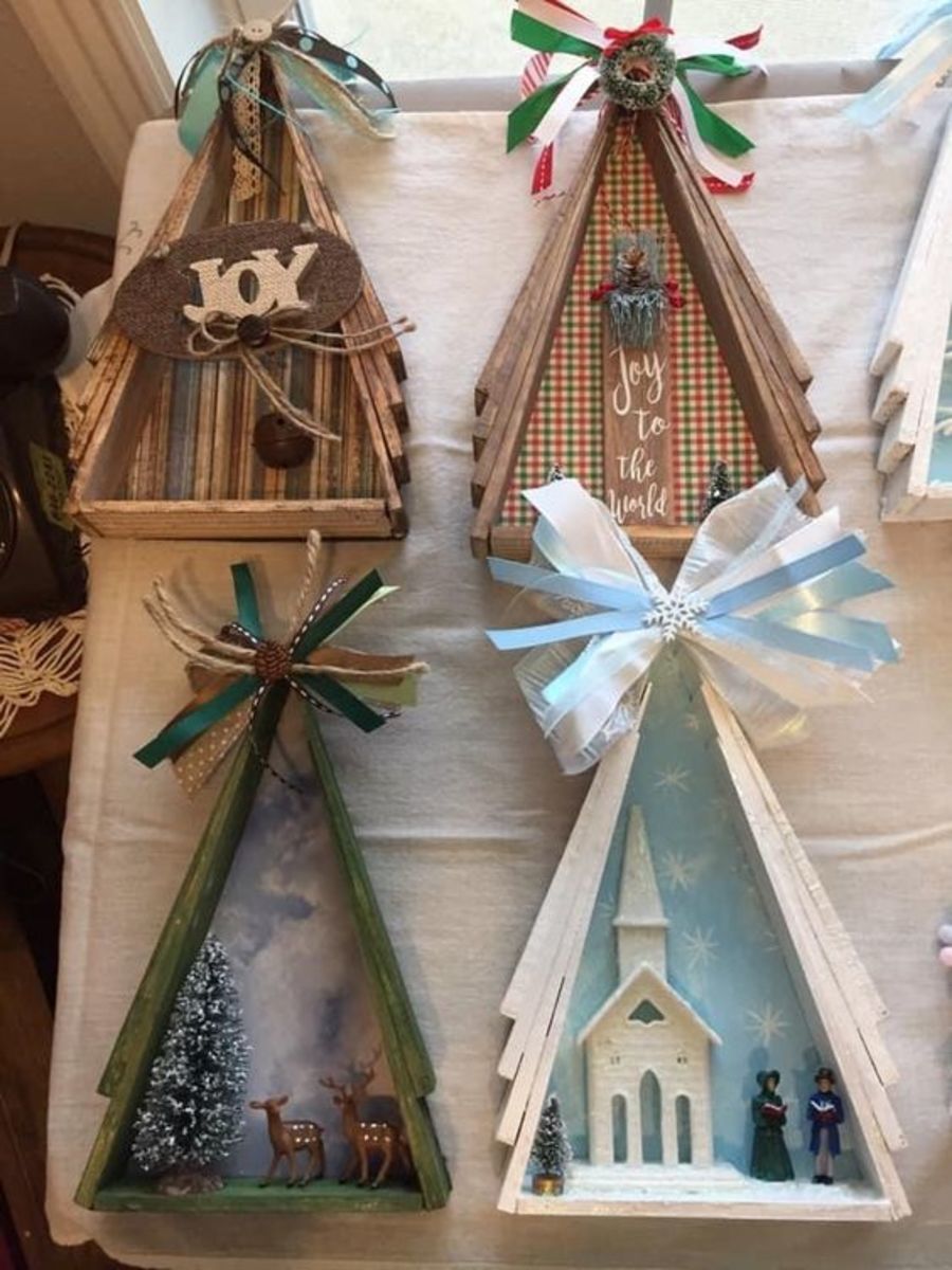 wooden-triangle-christmas-trees