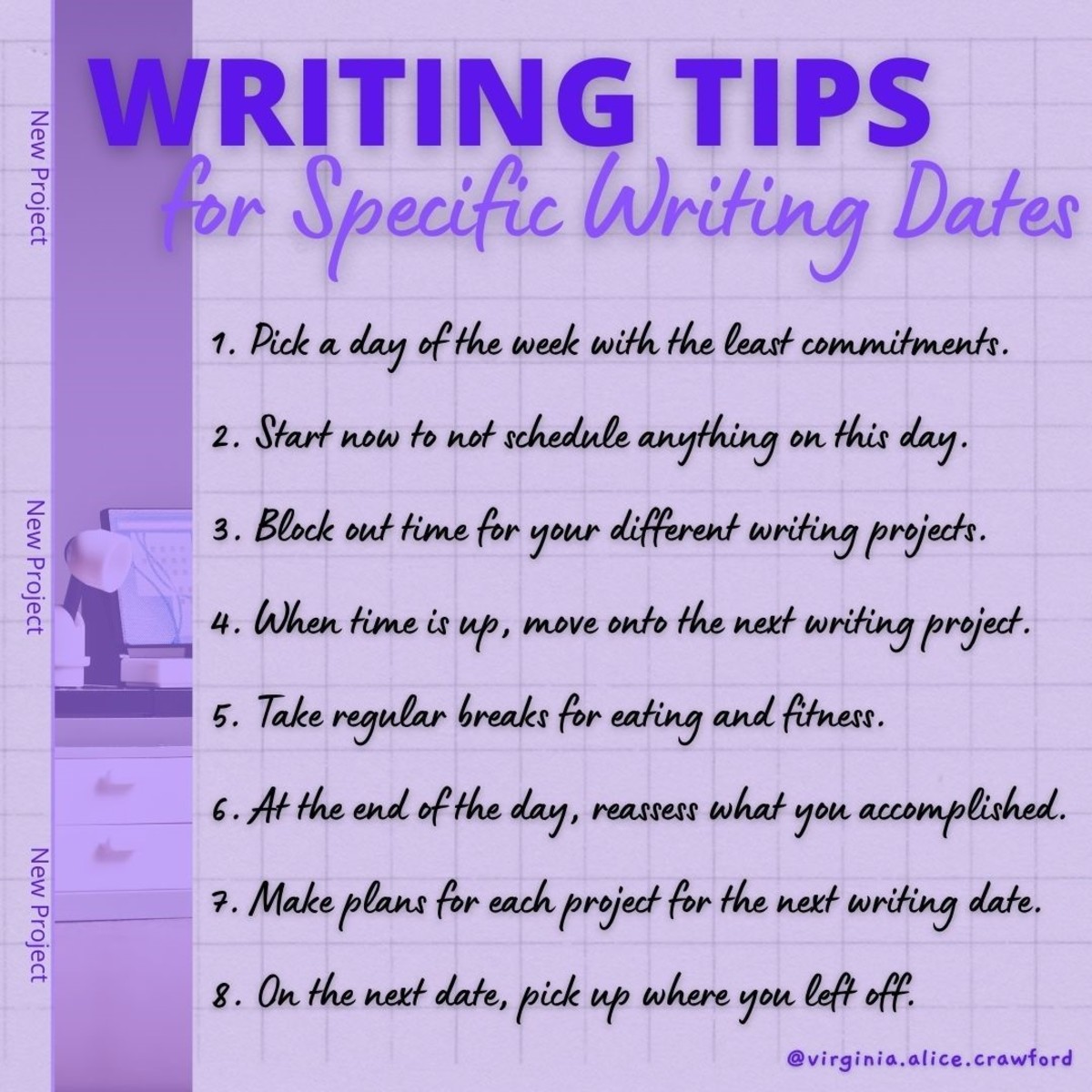 Writing Tips for Writing on a Schedule