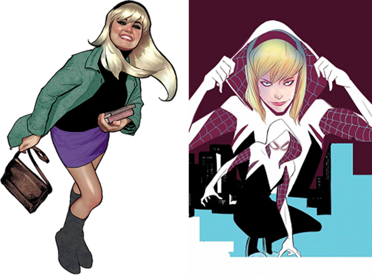 Gwen Stacy and Spider-Gwen
