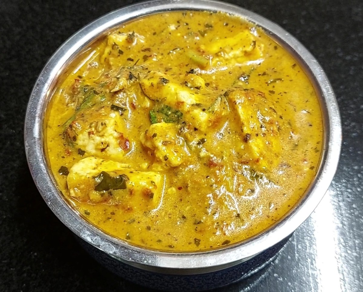 Paneer or Indian cottage cheese gravy is ready to serve. Serve hot with any Indian bread or flavored rice and enjoy.