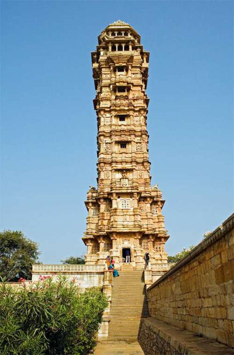 One of the towers inside the fort