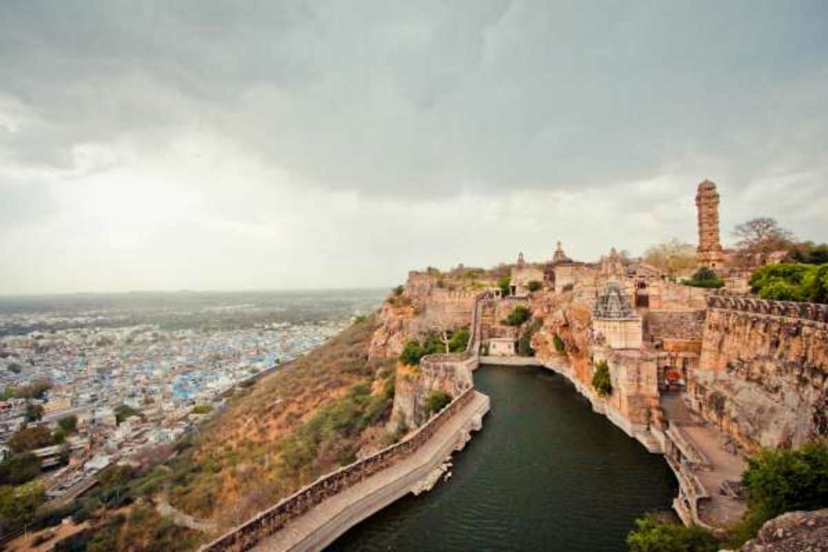 Overview of Chittor Fort