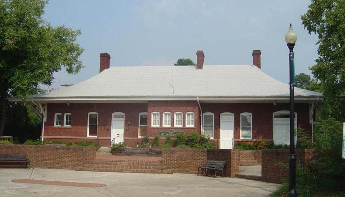Apex Union Depot train station, built in 1912.