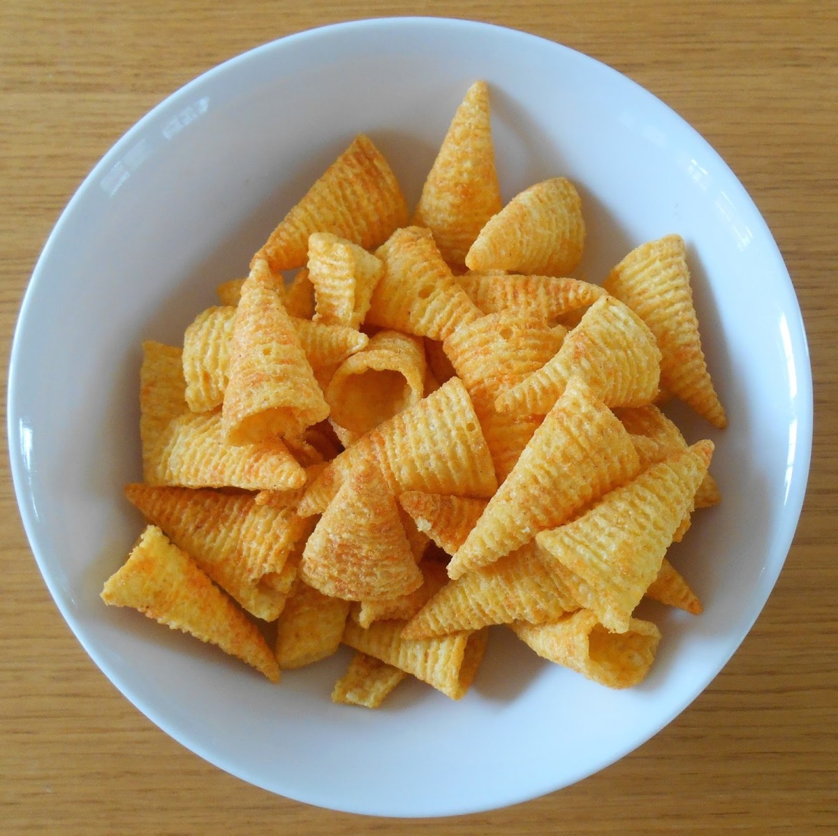 They're similar to Bugles. Not only are the textures similar, but so is the shape.