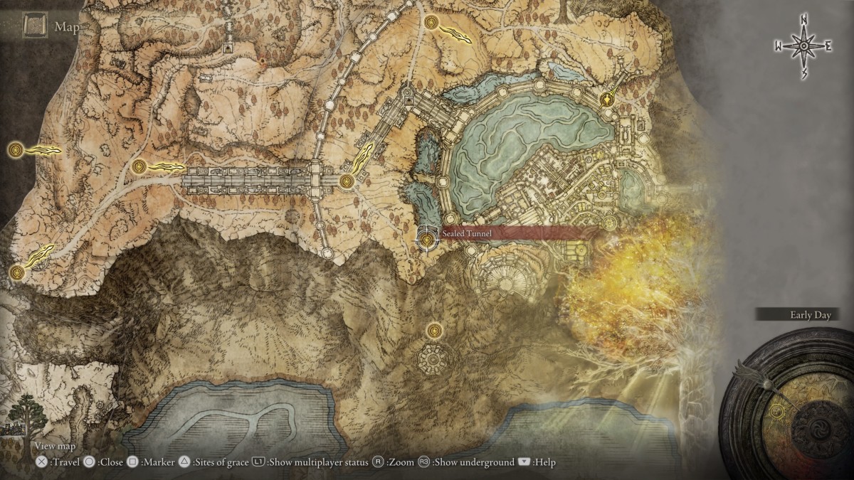 Learn how to get to the Sealed Tunnel in "Elden Ring." 