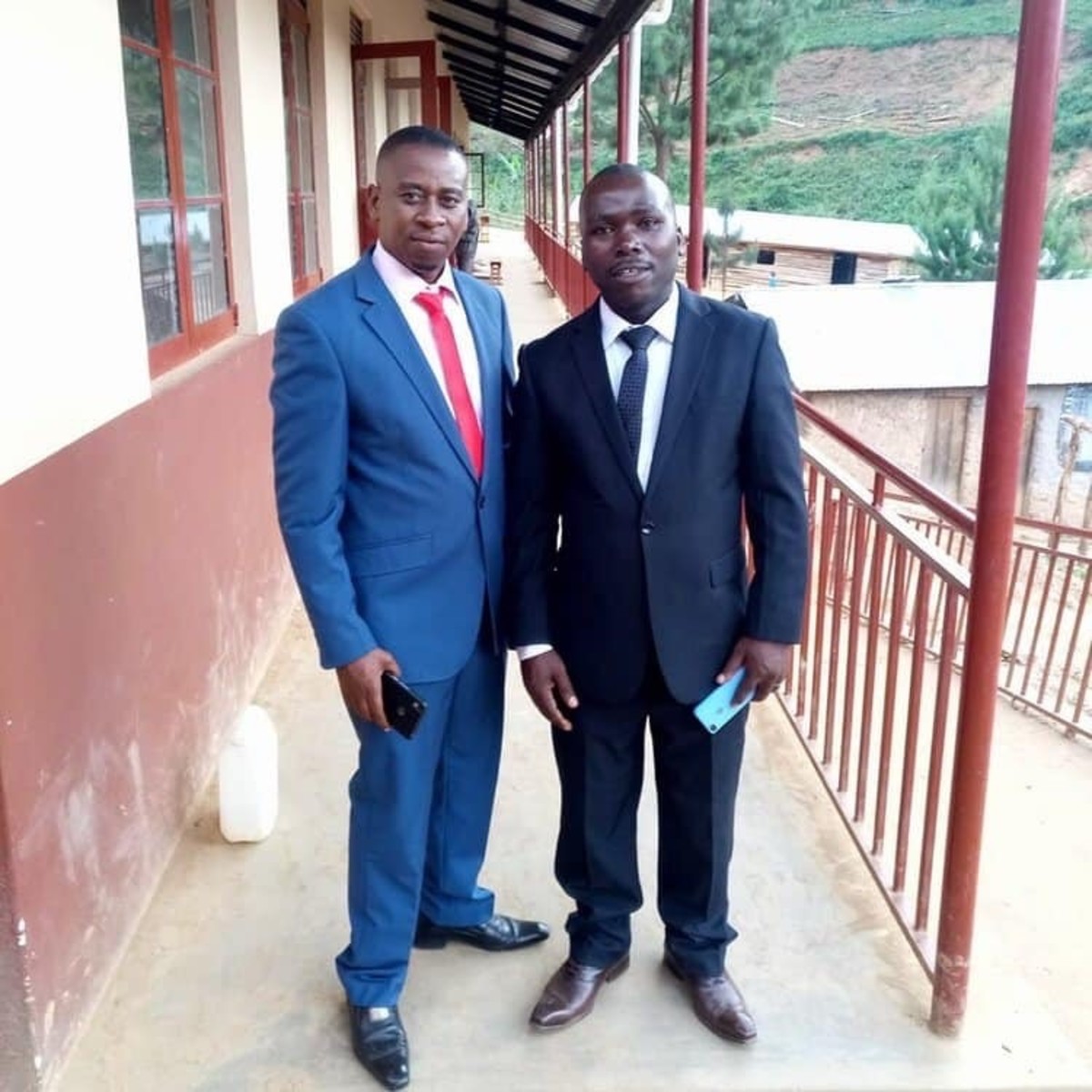 Muganbizi Julius Katemba and Egidius Katushabe founder and directors of the Home in Uganda.
