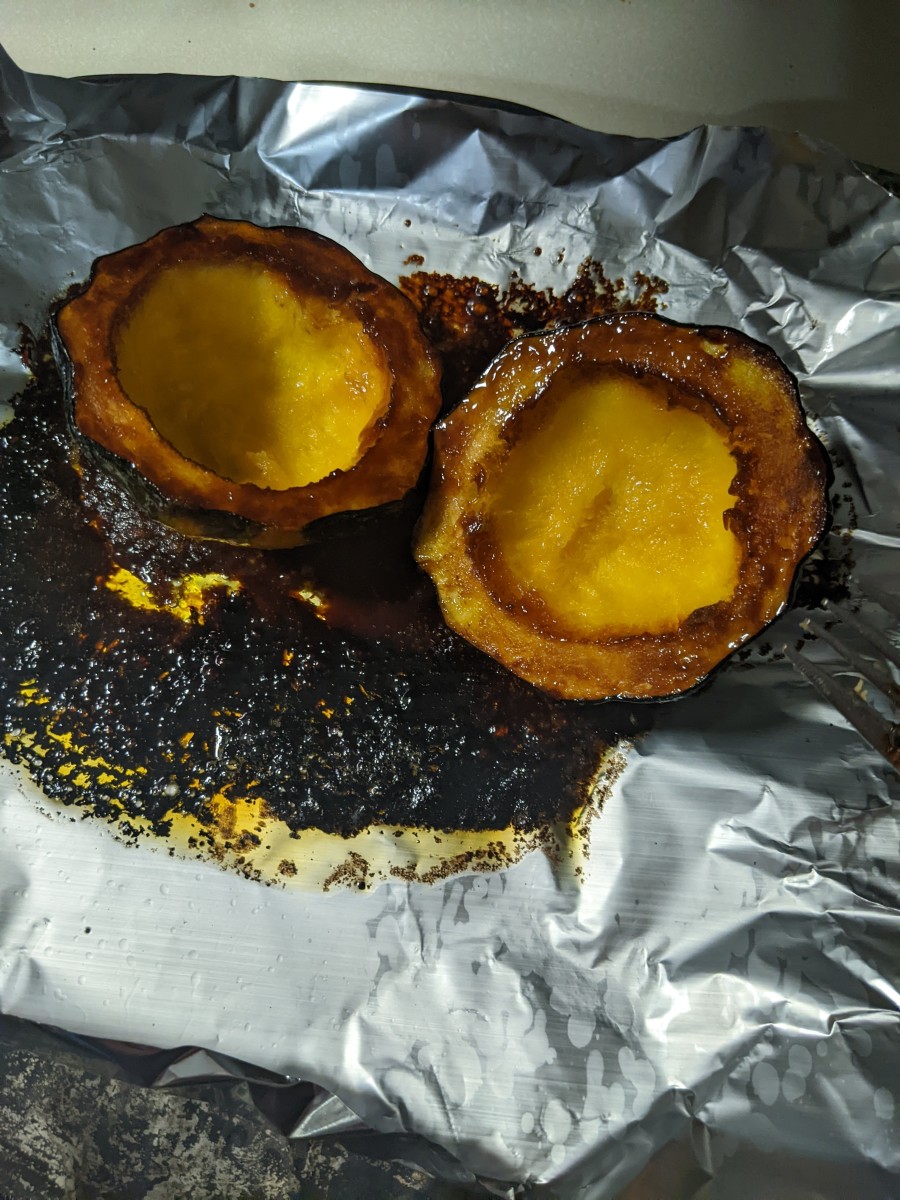 Acorn Squash - Baked and Sweet