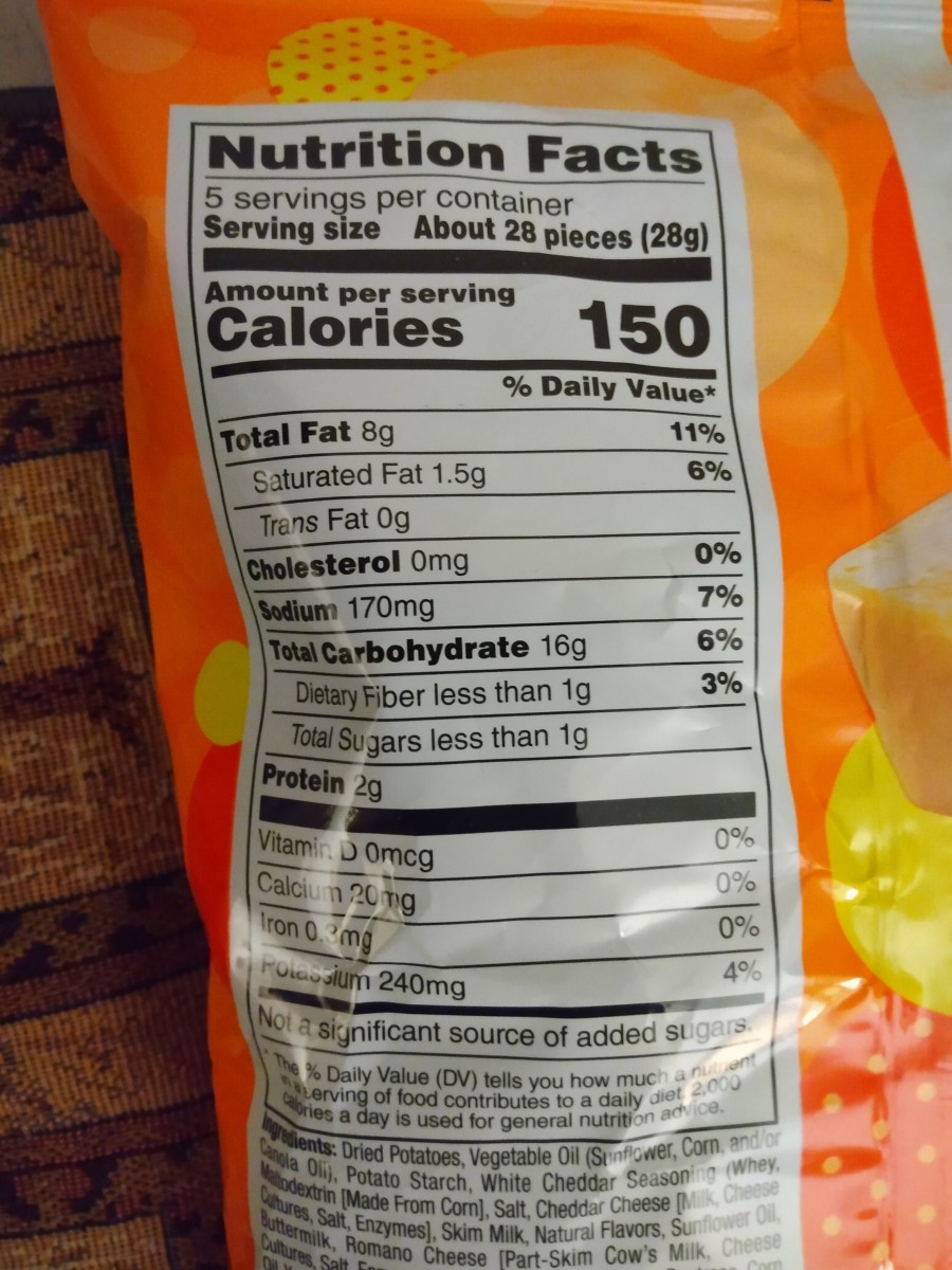 Poppables nutritional info
