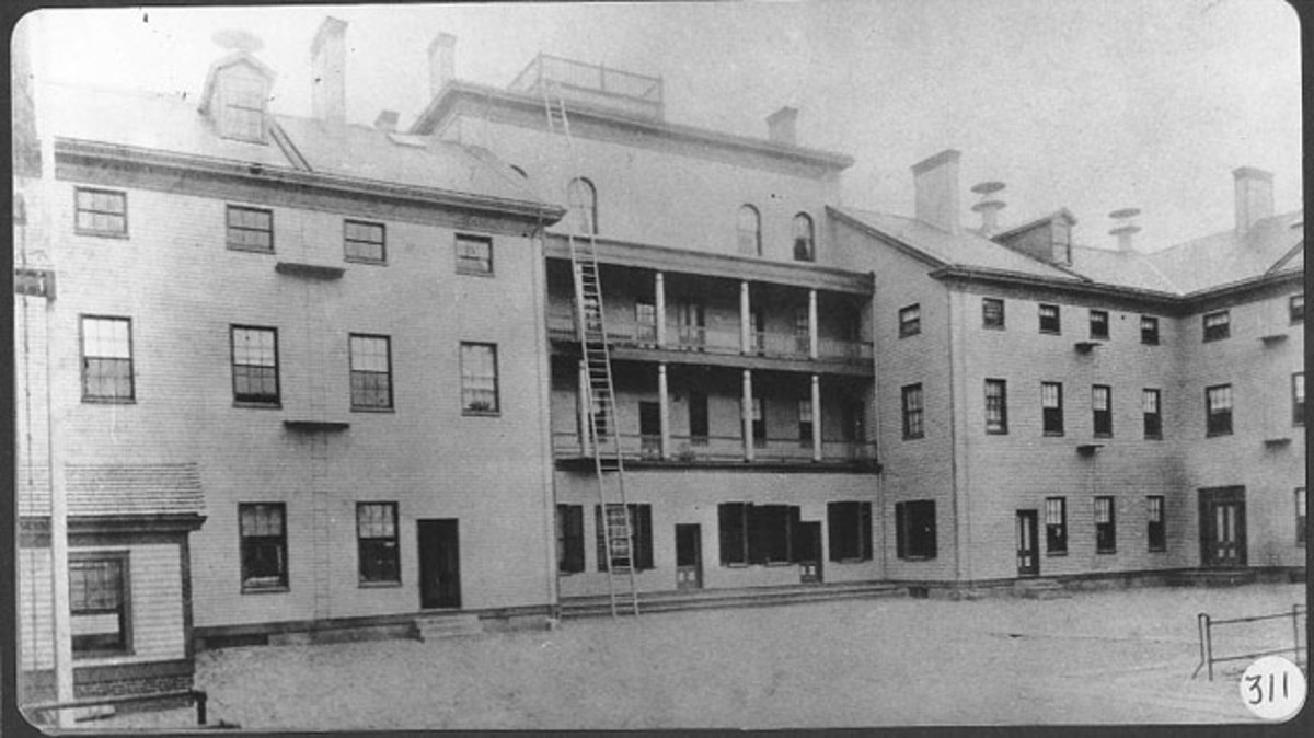 The Almshouse in Tewksbury, MA, c1890