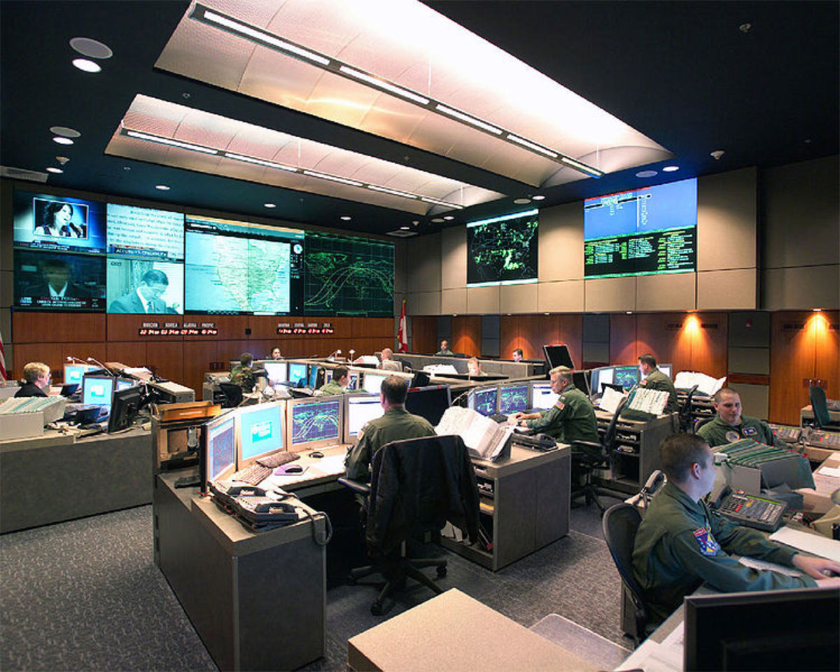 NORAD Command Center in the mountain outside Fort Carson.